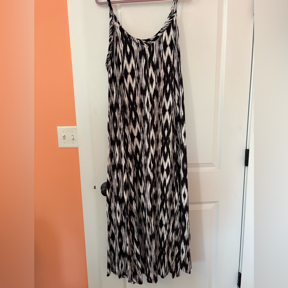 Torrid Black and White Maxi Dress